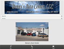 Tablet Screenshot of dennysautocenter.com